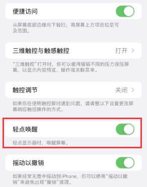 当阳苹果授权维修站分享iPhone轻点无法唤醒怎么办 