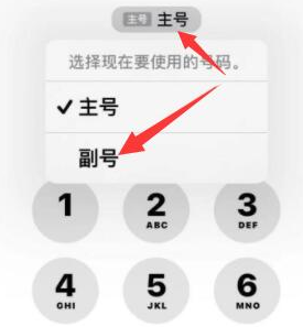 当阳苹果14维修店分享iPhone 14 Pro Max使用副卡打电话的方法 