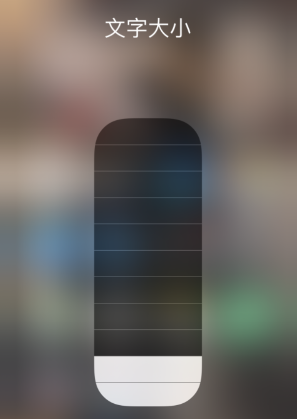 当阳苹果手机维修分享小技巧：在 iPhone 控制中心快速调节字体大小 