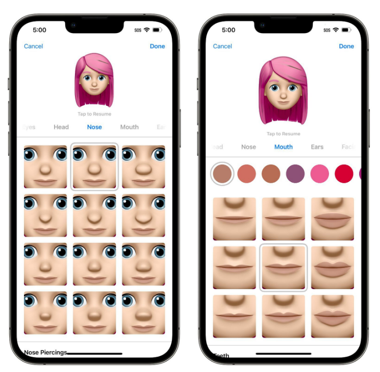 当阳苹果手机维修分享​iOS 16中的拟我表情有了哪些变化和升级 